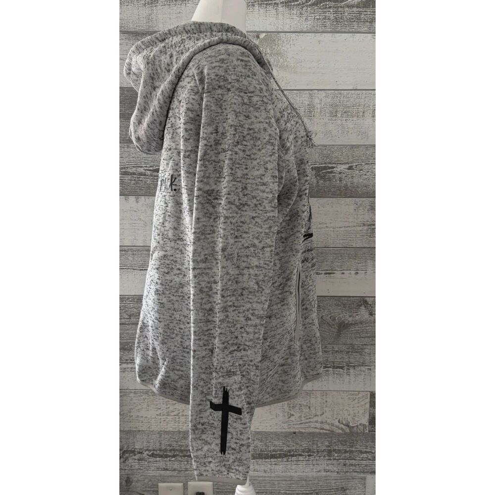 Unisex Hoodie- For God so Loved the World- Faith Sweatshirt Size L/XL - Picture 5 of 11